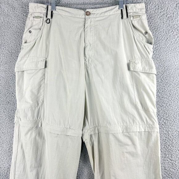 Redington Convertible Pants Mens 38 Tan Fishing Cargo Nylon Mesh‎ Lined Outdoor - Picture 3 of 15